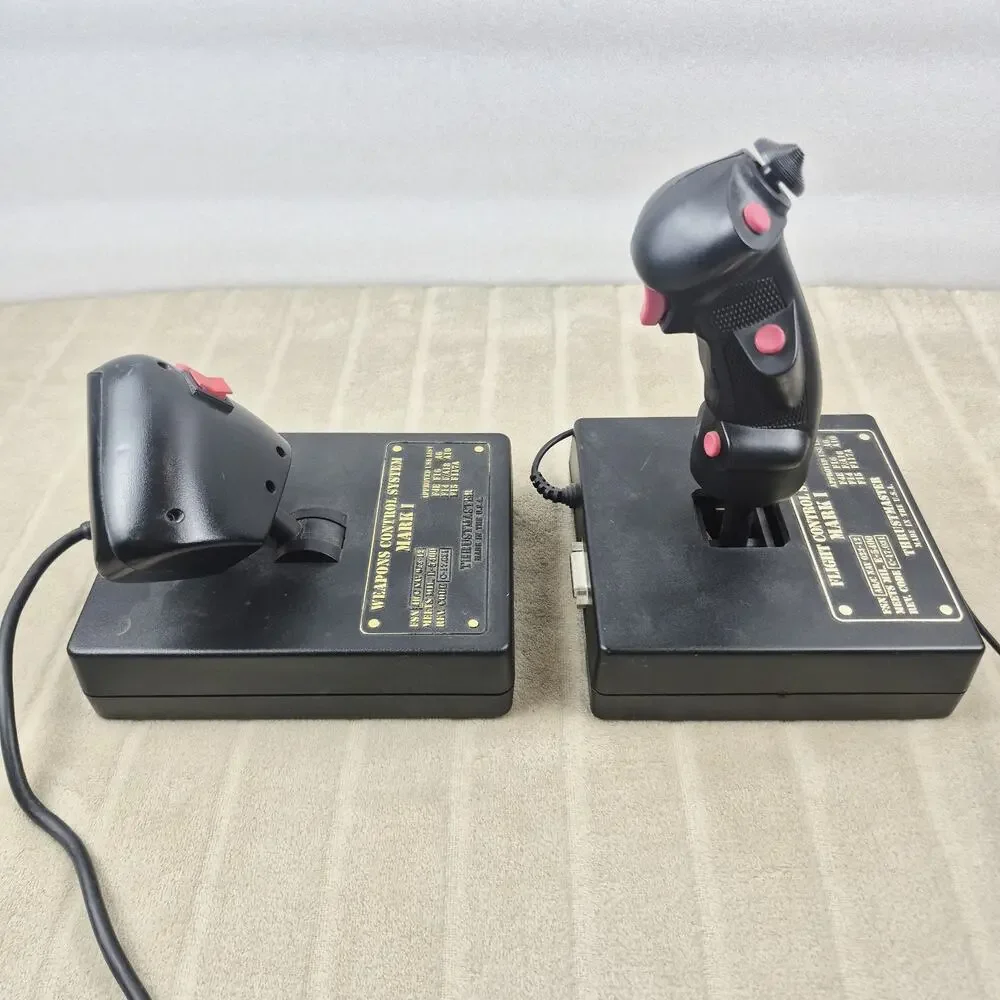 ThrustMaster Flight Control System Mark I FCS PC Simulation Joysticks UNTESTED